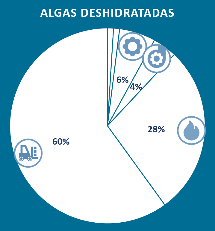 Usos finales de energía productos de algas